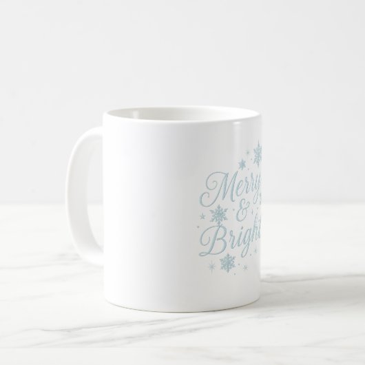 Merry & Bright Tasse | Winter Wonderland Luxus Cup (Vorderseite Links)