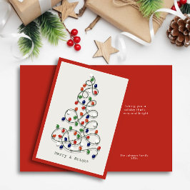 Merry & Bright Vintag Lights Rote Weihnachten