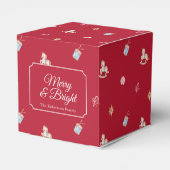 Merry & Bright Vintage Christmas Geschenkschachtel (Rückseite)