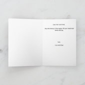 Merry & Bright Vintage Holiday Card Karte (Innenseite)