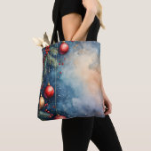 Merry & Bright Watercolor Tote Bag Tasche (Von Nahem)