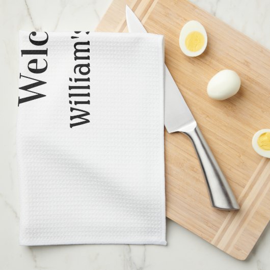 Merry Bright Weihnachten fügen Familiennamen Freud Geschirrtuch (Viertel Falte)