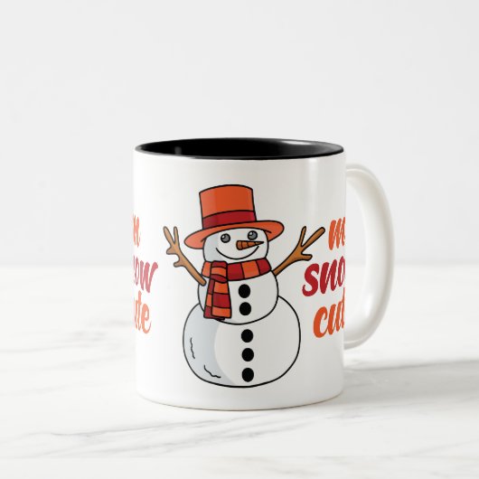 Merry & Bright Weihnachten Tasse (VorderseiteRechts)