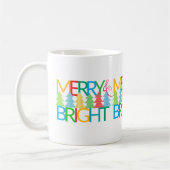 Merry & Bright Weihnachten Tasse (Links)