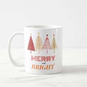 Merry & Bright Weihnachten Tasse