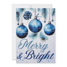 "Merry & Bright" Weihnachtskarten Set