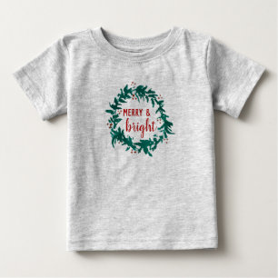 Merry & Bright Weihnachtskid Baby T-shirt