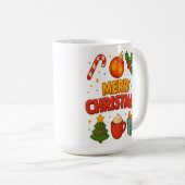 Merry & Bright - Whimsisches Weihnachten Kaffeetasse (VorderseiteRechts)