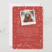 Merry & Bright White Glow Magic Weihnachten Foto (Rückseite)