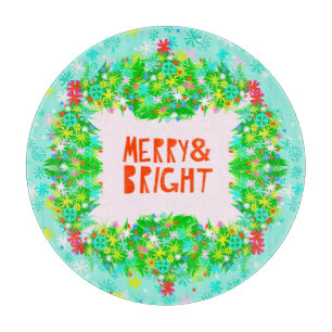 Merry & Bright Wraath Schneidebrett