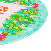 Merry & Bright Wreath Schneidebrett (Ecke)