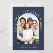 Merry Bright year in Review Arch Foto Weihnachten (Vorderseite)