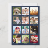 Merry Bright year in Review Arch Foto Weihnachten (Rückseite)