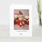 Merry Bubba Feiertagskarte (Rückseite)