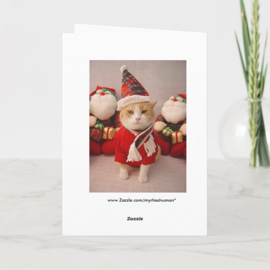 Merry Bubba Feiertagskarte (Rückseite)