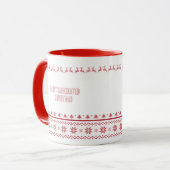 Merry Caffeinated Christmas Tasse (Vorderseite Links)