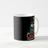 Merry Calculations Funny Math Teacher Christmas  Kaffeetasse (VorderseiteRechts)