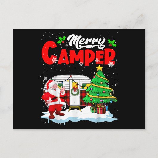 Merry Camper Weihnachten Weihnachtsmann Camper Cam (Vorderseite)