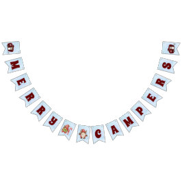 Merry Campers Weihnachtsbanner Gnome Camper Dekora Wimpelkette