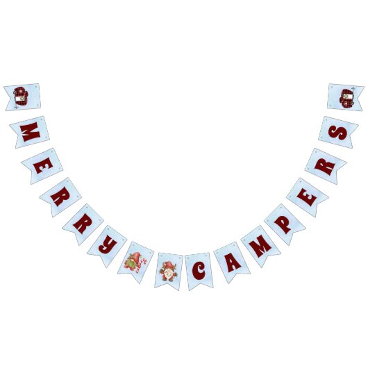 Merry Campers Weihnachtsbanner Gnome Camper Dekora Wimpelkette (Alle)