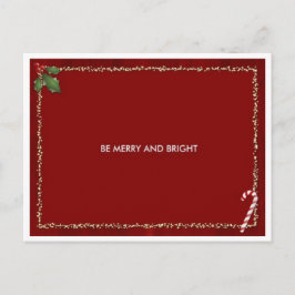 Merry Card Feiertagspostkarte