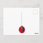 Merry Catmas, bengalische Katzenpostkarte Postkarte (Rückseite)