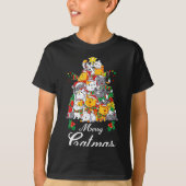 Merry Catmas Cat Christmas Tree Cat Lover T-Shirt (Vorderseite)