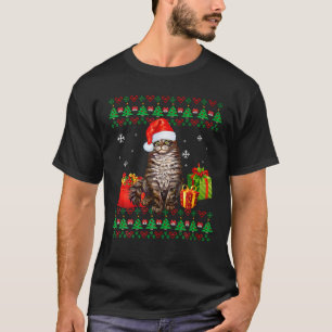Merry Catmas Cat Ugly Christmas Maine Coon Mama Va T-Shirt