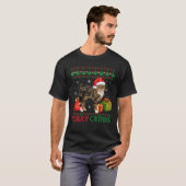 Merry Catmas Cat Ugly Christmas Manx Catt Mama Vat T-Shirt (Vorne ganz)