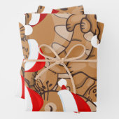 Merry Catmas Cats Ugly Weihnachtskraut Geschenkpapier Set (Beispiel)