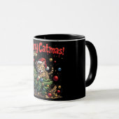 Merry Catmas – Chaos Edition Tasse (VorderseiteRechts)