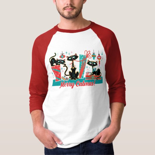 Merry Catmas Christmas T Shirt - Unisex (Vorderseite)
