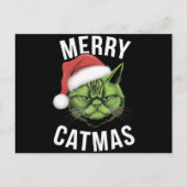 Merry Catmas Funny Cat Liebhaber Weihnachten (Vorderseite)