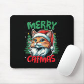 Merry Catmas Funny Christmas Duck Lover Mousepad (Mit Mouse)