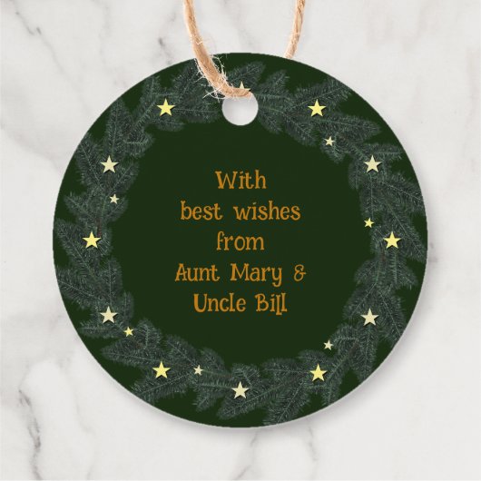 Merry Catmas Geschenkanhänger (Rückseite)