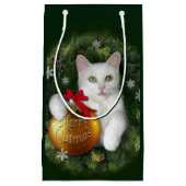 Merry Catmas Geschenktasche Kleine Geschenktüte (Vorderseite)