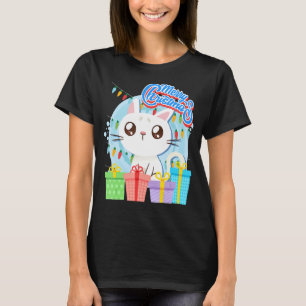 Merry Catmas Katzen Kinder T-Shirt