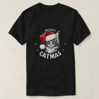 Merry Catmas Maine Coon Christmas T-Shirt