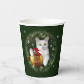 Merry Catmas Pappbecher (Vorderseite)
