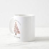 Merry Catmas Personalized Family Christmas Holiday Kaffeetasse (Vorderseite Links)