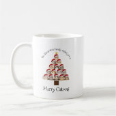 Merry Catmas Personalized Family Christmas Holiday Kaffeetasse (Links)