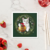 Merry Catmas Serviette (Beispiel)