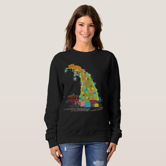 Merry Catmas Sweatshirt (Vorne ganz)