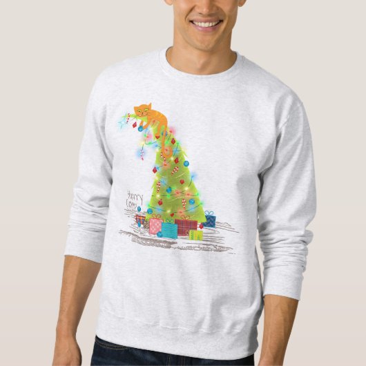 Merry Catmas Sweatshirt (Vorderseite)
