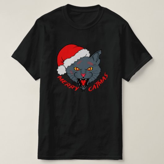 Merry Catmas T-Shirt (Design vorne)