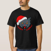 Merry Catmas T-Shirt (Vorderseite)