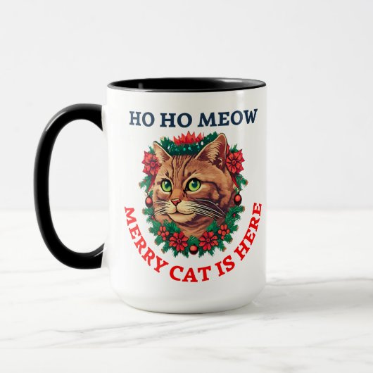 Merry Catmas Tasse (Links)
