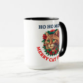 Merry Catmas Tasse (VorderseiteRechts)