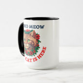 Merry Catmas Tasse (Vorderseite Links)