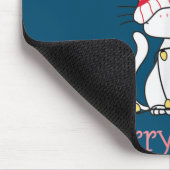 Merry Catmas Weihnachtsgeschenk Funny Niedlich Gno Mousepad (Ecke)